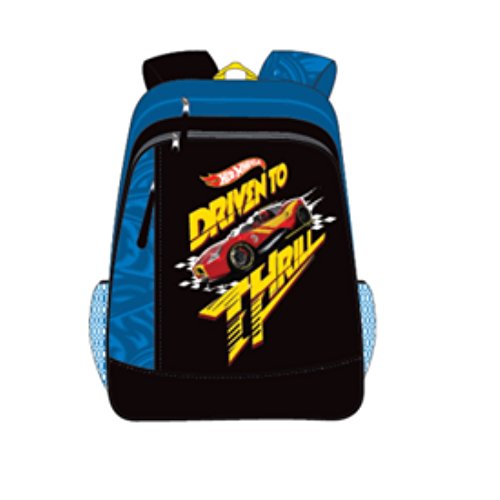 Hot Wheels Black School Backpack (Mbe-Mat415)