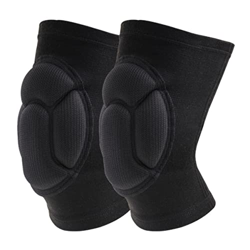 Totority 1Pair Volleyball Knee Pads Dance Protectors Shockproof Elastic Sleeves for Sports Activities Breathable Comfortable for Roller Skating Cycling Basketball and More