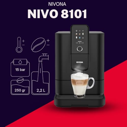 Nivona Kaffeevollautomat NIVO 8101 in mattschwarz