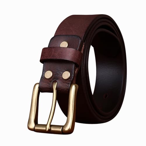 Ceinture en cuir véritable vintage mate pour remplacer une ceinture usée