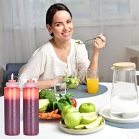 LiuHancsqd 3 Stk 1000ml Quetschflasche, BPA-frei, für Soßen & Öl – Ansicht 4