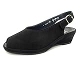  Semler Damen Lissi Riemchensandalen, Schwarz (Schwarz), 38 EU