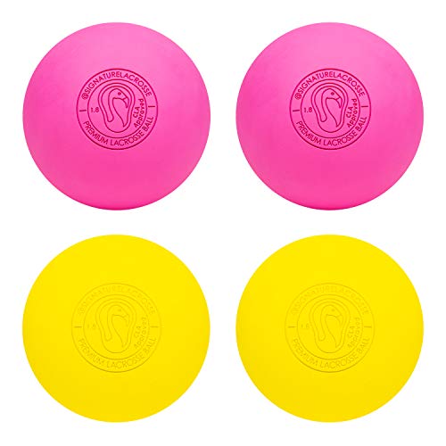 Signature Lacrosse Ball Set - Massage Balls, Myofascial Release Tools, Back Roller, Muscle
