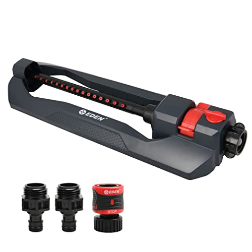 Eden 94105 Lawn & Garden Essential Oscillating Water Sprinkler For Yard With Width And Flow Control #TOP14