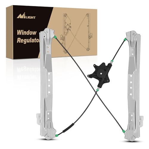 Image of Nilight 749-508 Power Window Regulator for Chrysler Town Country 2008-2016 | Door Glass Lifter fits the front driver-side left door; direct-fit OE replacement for failed window movement