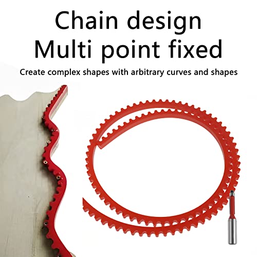 Woodworking Profiling Strip 6.5Ft Gear Driven Curve Rebound Shaping Strip Contour Gauges Flexible Curve Template For Transferring Curved Patterns Profile Gear Type Woodworking Tool Bar #TOP1