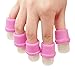 Demarkt 10× Dedales goma para removedor quitaesmalte manicura/uñas/esmalte permanente kit unas de...