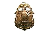us sheriff badge Größe: Höhe ca. 8 cm Denix US Deputy Marshal Stern Adler Sheriff Stern messingf. Cowboy Western