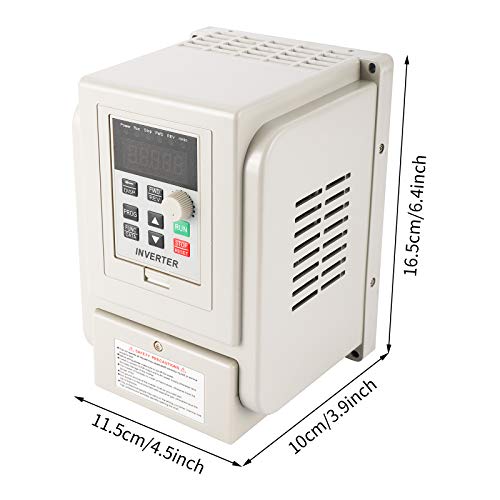 Ac220V 8A 1.5Kw Variable Frequency Drive Converter Speed Controller Converter #TOP6