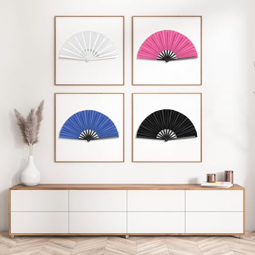 Éventails en soie de qualité pour kung-fu chinois et décoration murale - 8