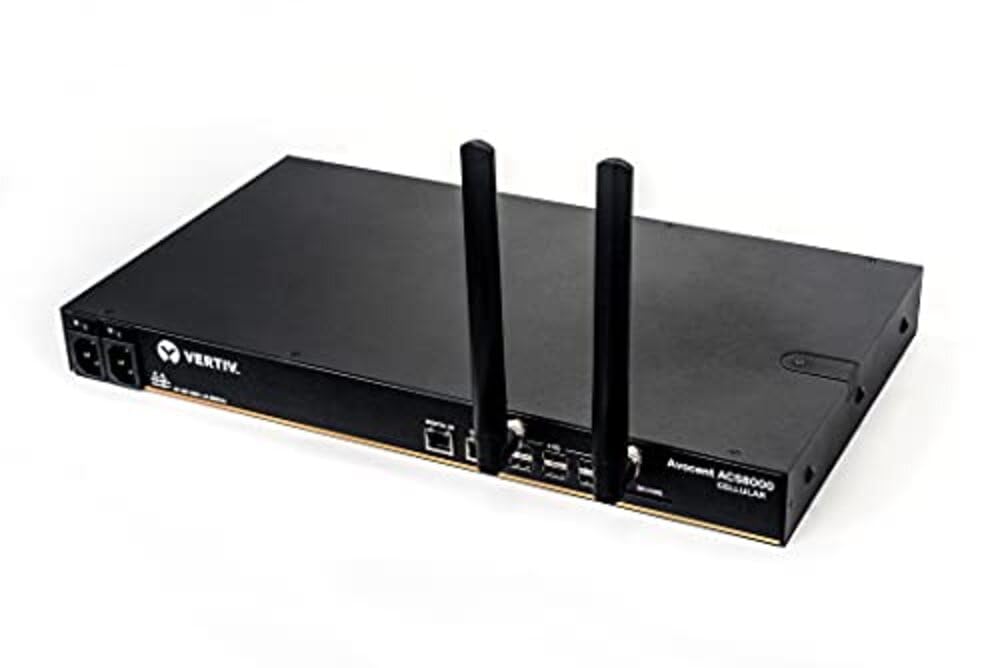 Vertiv Avocent ACS8000 Serial Console, 48 Port Serial Console Server, Dual AC Power, AT&amp;T and Verizon Support, 4G LTE, Remote Data Center and Out of Band Management (ACS8048-NA-DAC-400), Dual AC