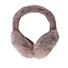 TZ Promise Fuzzy Faux Fur Earmuffs for Women – Winter Warm Foldable Fluffy Ear Muffs for Cold Weather Outdoor (Camel)