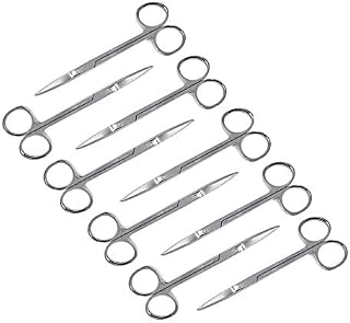 Cynamed Iris Micro Dissecting Precision Lab Scissors, Fine Point Straight - Perfect