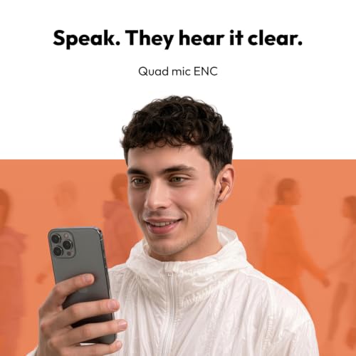 Image of Noise ALT Buds(S) Truly Wireless Earbuds with 45H of Playtime, Quad Mic with ENC, App Support, Instacharge, Dual Pairing, Low Latency for Gaming, 11mm Driver, BT V6.0 (Chosen Orange)