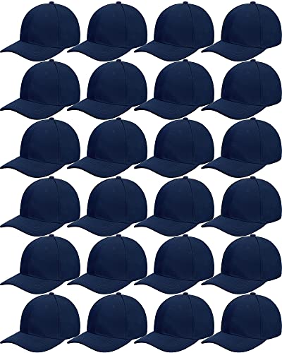 Image of Foaincore 36 Pack Blank Baseball Cap Bulk Adjustable Back Strap Sublimation Hats Plain Unisex Trucker Hat for Men Women