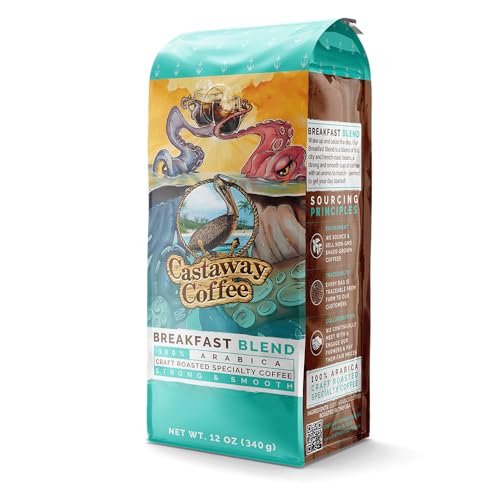 Castaway Coffee Breakfast Blend 12 oz Molido miniatura 1