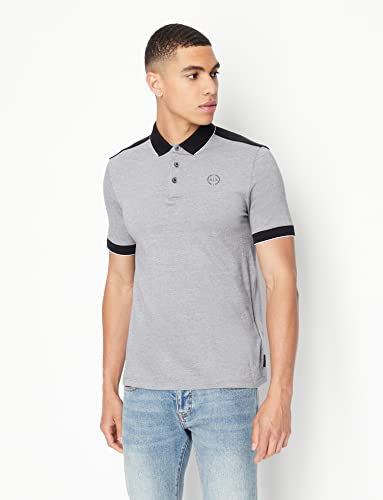 Armani Exchange Two-Toned Button-Down Polo4