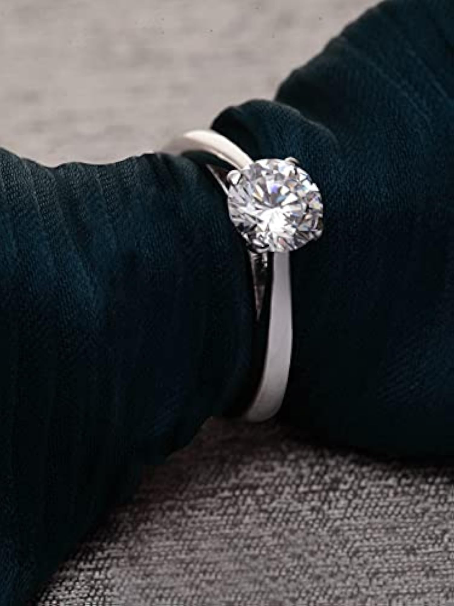 Pure 925 Sterling Silver Adjustable Luca Ring, Gift for Her