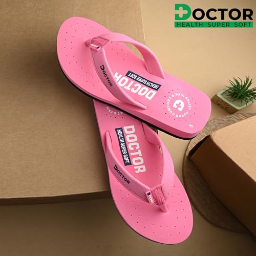 Image of DOCTOR HEALTH SUPER SOFT Women's Orthopedic Sandals And Slippers | Lightweight Anti-Skid Comfort Slides for Heel Pain Relief | Soft Cushion Sole Footwear for Everyday Use
