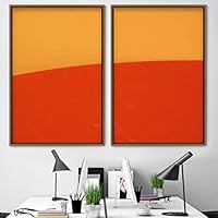 2 Piece Framed Canvas Wall Art Organic Fluids Canvas Prints Home Artwork Decoration for Living Room,Bedroom - 16