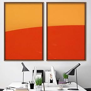 signwin 2 Piece Framed Canvas Wall Art Organic...