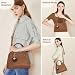 Imagen de IGOLUMON Bolsos de Mano Piel para Mujer para Universitarias Trabajo Bolso Bandolera Universidad Marca Bolsa Outlet Marca Tote Bag Negro Marrón