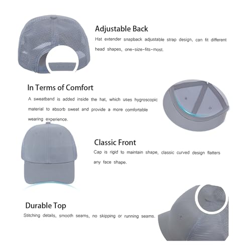 Image of ZH 12 Pack Mesh Trucker Hats, Bulk Baseball Caps for Men and Women, Trucker Cap Wholesale