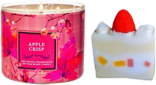 White Barn-Bath/Body Work- 3-Wick Scented Candle 14.5 OZ Burns 25-45 Hours and Strawberry Cake soap (Label Artwork Varies) (in The Stars)