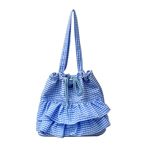Sac à bandoulière en toile à volants chics pour classeurs et dossiers