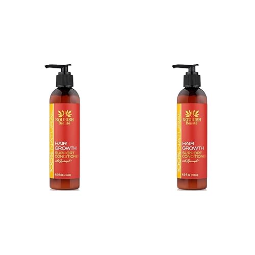 Nourish Beaute Acondicionador para el crecimiento del cabello, totalmente natural con bloqueadores de DHT, biotina, botánicos, todo tipo de cabello,