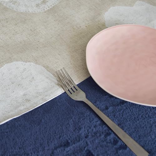 Yurlisa ZQ Printed Underwater World Farmhouse Tabletop Dining Faux Linen Table Runner thumb #6