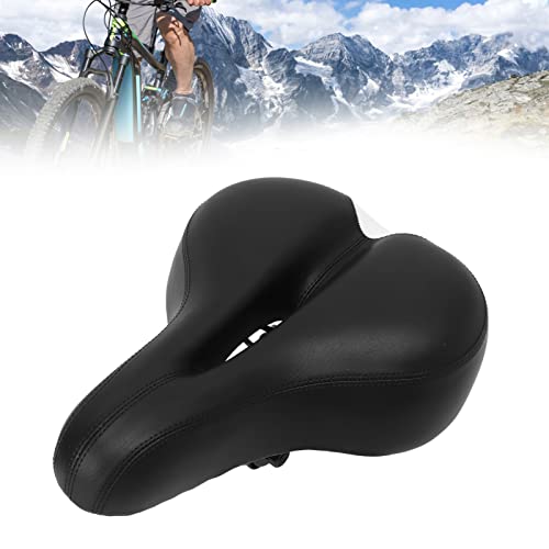 Socobeta Bike Seat, Bike Saddle High Elasticity Hollow Design Upwarping Comfortable For Bikes #TOP4