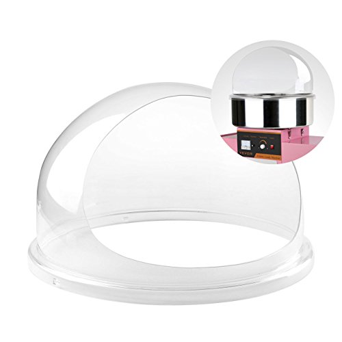 Iglobalbuy Diámetro de la cubierta transparente de 52 cm para la máquina de algodón de azúcar (20.7 pulgadas)