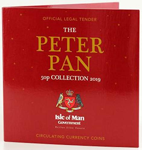 Isle Of Man 2019 Peter Pan 50p Coins (Wendy)