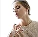 4 Pack-30ML +10ML Flint Glass Refillable Perfume Bottle, Square Portable Cologne Atomizer Empty Bottle with Spray Applicator For Travel (Transparent and Black)