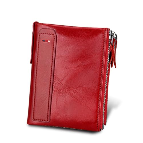 Woman RFID Blocking Bifold Wallet Soft Genuine Leather,Womans wallet Girl wallets coin purse, high-Capacity Billfold with 7 Credit Cards Holder,USD Euro pound Holder, Flip Up ID,Gifts for Women girls