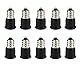 ShuoHui 10 Stück E12 adapter E12 auf E14 Lampensockel Adapter Konverter,E12 auf E14 Lampensockeladapter für Glühlampen,LED,Halogen Energiespar Lampen