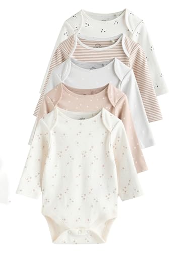 Body bébé 100% coton premium manches longues lot de 5