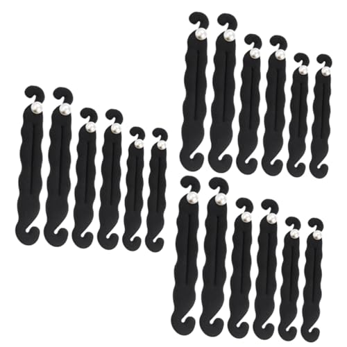 MAGICLULU 18 Pièces Boulettes De Viande Fer À Cheveux Bigoudis Rouleau À Cheveux Fer À Friser Rouleau À Chignon Paresseux Outils De Fabrication De Chignon Paresseux Fabricant De