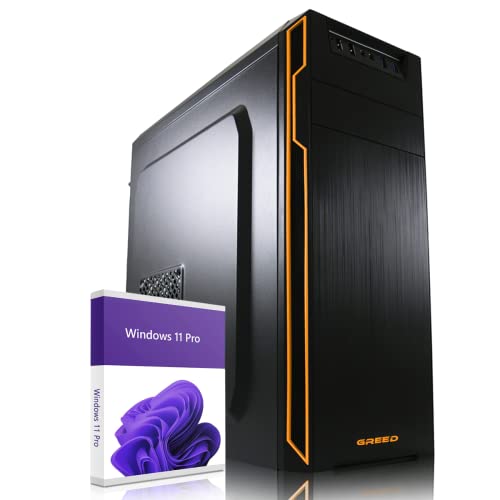 Perfettamente assemblato per la vita di tutti i giorni! La nostra workstation è dotata del sistema operativo Windows 11 Pro / WIN 11 Professional a 64 bit in italiano, di un pacchetto Office e un programma antivirus. Con il nostro disco rigido soido/ dischi rigidi SSD da 512 GB interno hai spazio di archiviazione sufficiente per le tue foto, video editing 4K o altri dati personali!