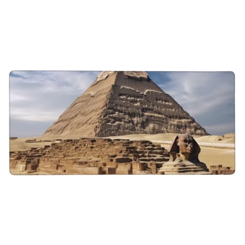 Décoration de bureau tapis de souris XXL 90x40 cm Pyramides Égypte