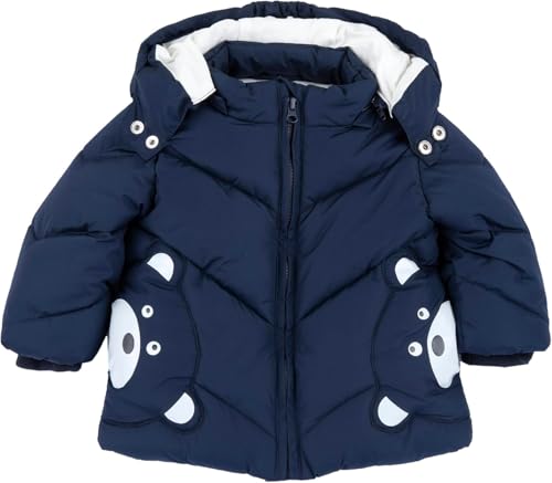 Ensemble chapeau et veste blanc et bleu vêtement de mi-saison - 3