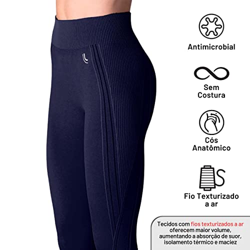 Calças Legging,Lupo,feminino,Azul,GG