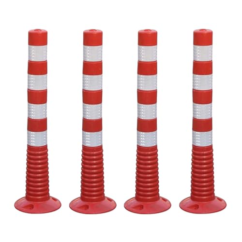 4 postes de amarração de entrada de garagem poste de plástico para estacionamento comercial barreira