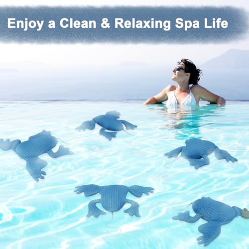 Vanstormy Scum Absorber for spa hot tub, Reusable 2 Pack Oil Absorbing hot tub Cleaner, Pool scum Sponge spa Deformer,Must Have hot tub Accessories for Adults and Kids
