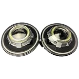 Lantsun 7' Inch Demon Eye LED Projectors Headlights Round 35W w/Angle Halo Rings Electric light bulbs For Wrangler JK 2007-2018 DOT Approved(C)
