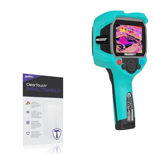 BoxWave Screen Protector Compatible With Mileseey TR256A Industrial Thermal Imager - ClearTouch ImpactShield (2-Pack), Impenetrable Screen Protector Flexible Film