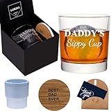 Daddy's Sippy Cup - Juego de vasos de whisky en caja de regalo,