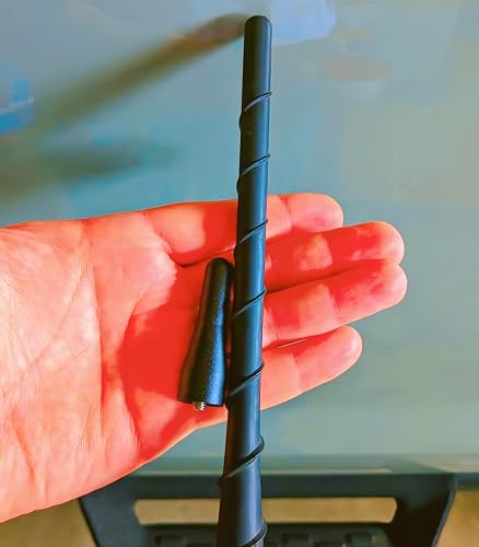 Antena de 5 cm para camión repuesto de antena deportiva Ford Bronco de aluminio 4