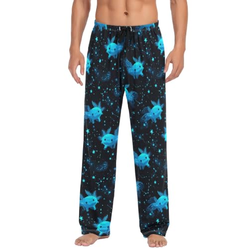 Image of Fisyme Mens Pajama Pants Men's Pajama Bottoms Soft Sleep Lounge Pj Pants